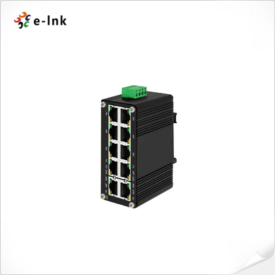 10 Port Unmanaged PoE Switch 8 Port 10/100/1000T 802.3at To 2-Port Gigabit RJ45 Uplink