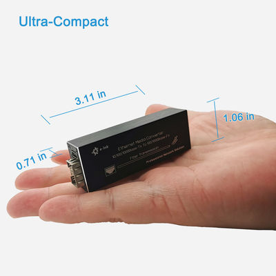 Micro Mini 10/100/1000BASE-T to 100/1000BASE-X SFP Media Converter