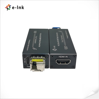 4K HDMI Fiber Extender 80km Transmission Uncompressed Lossless Signal Quality
