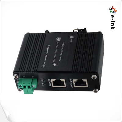 Rugged 95W Industrial 2.5G PoE++ Injector with Wide 12–48V DC Input