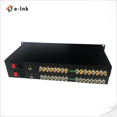 4-Ch Bi-Directional 3G-SDI Fiber Converter Broadcast-Grade up to 120Km