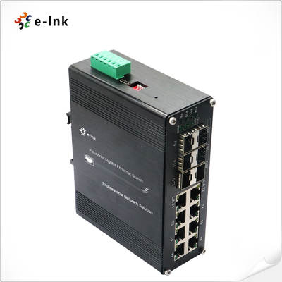 L2+ Managed Hardened Ethernet Switch 8 Port 10/100/1000T + 6 Port 1000X SFP