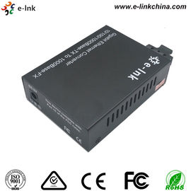 Gigabit Fiber Optic Cable Ethernet Media Converter Single Core MM Dual Fiber