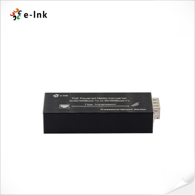 PoE Powered Media Converter Gigabit Ethernet SFP Fiber Ultra Compact Design