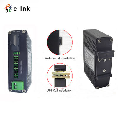 RS232 RS485 RS422 Fiber Optic Converter FC LC SMF 20KM 15KV