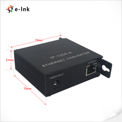 10/100 Mbps Full Duplex Ethernet Over Coax Converter 1200m Coax To Ethernet Converter