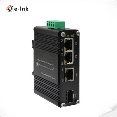 مفتاح PoE الصناعي الذي يعمل بالطاقة الشمسية مع DIN Rail